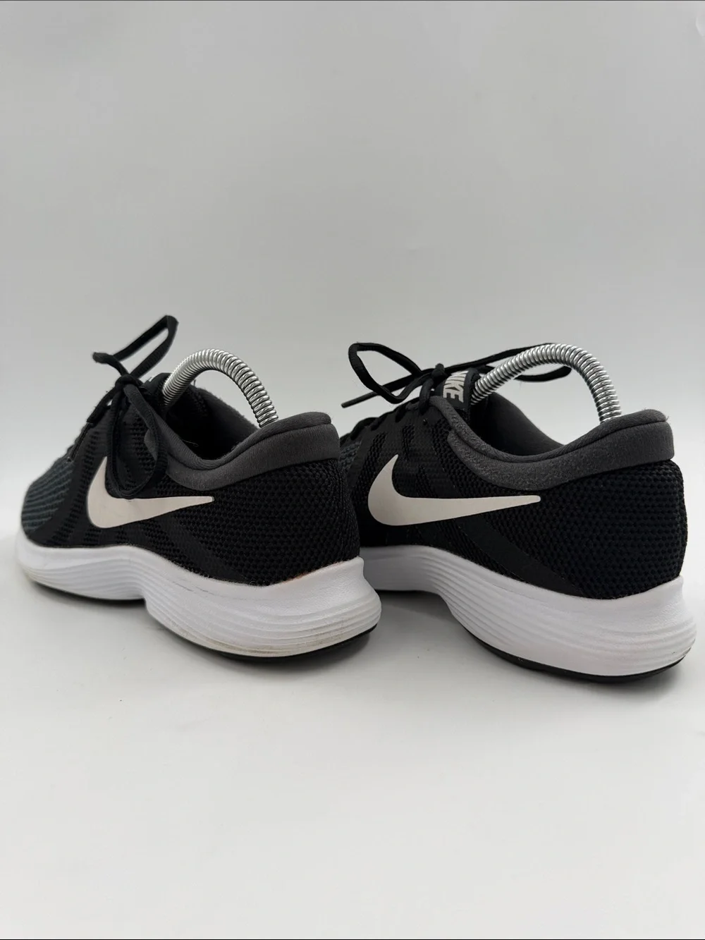 Nike Women's Size 8.0 Revolution 4 Running Shoes  Black/White-Anthracite